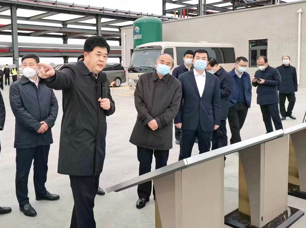 山东省委书记林武莅临中国万达集团宝港国际2×10万吨码头项目视察调研